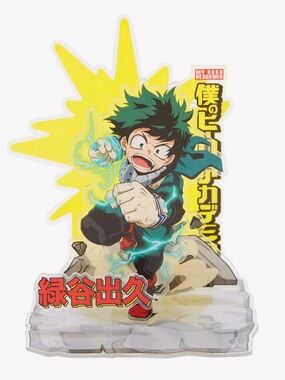 NIB My Hero Academia Deku Smash Acrylic Stand